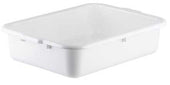 Tablecraft High Density Polyethylene White Food Storage Box, 21.5 x 15.75 x 7 inch -- 12 per case.