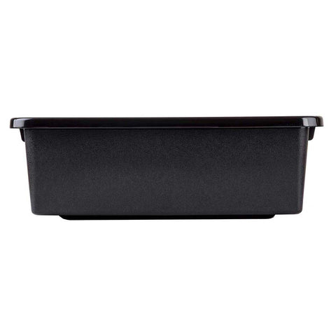 Tablecraft Black Heavy Duty Tote Box, 21 x 17 x 7 inch -- 6 per case