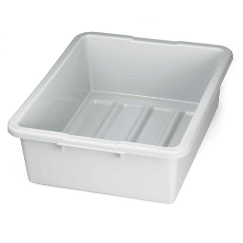 Tablecraft Gray Heavy Duty Tote Box, 21 x 17 x 7 inch -- 6 per case
