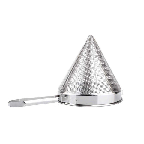 Tablecraft Stainless Steel Coarse Mesh China Cap Strainer, 12 inch