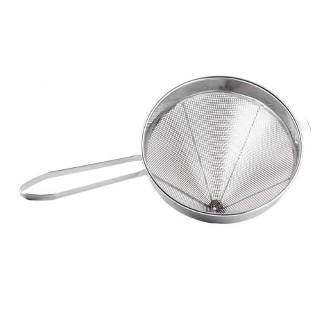 Tablecraft Stainless Steel Coarse Mesh China Cap Strainer, 12 inch