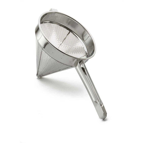 Tablecraft Stainless Steel Coarse Mesh China Cap Strainer, 12 inch