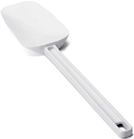 Tablecraft Low Temperature Spoon Spatula with Rubber Blade, 13.5 inch -- 24 per case.