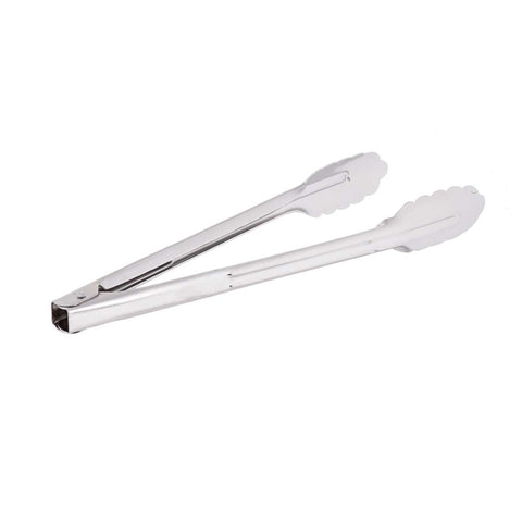 Tablecraft Heavy Weight Stainless Steel Utility Tong, 12 inch -- 12 per case