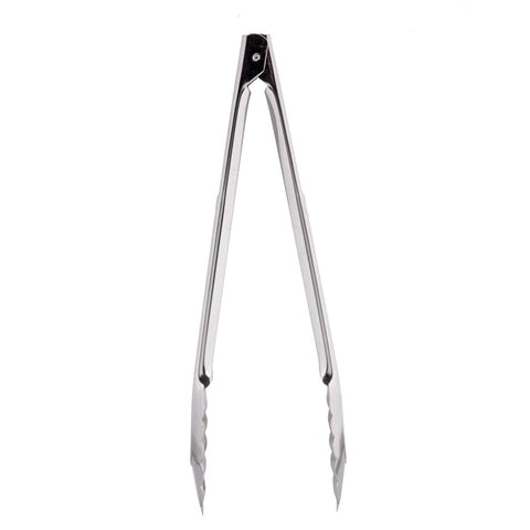 Tablecraft Heavy Weight Stainless Steel Utility Tong, 12 inch -- 12 per case