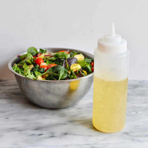 Tablecraft Widemouth Clear with Wide TipTop Squeeze Bottle, 16 Ounce -- 24 per case