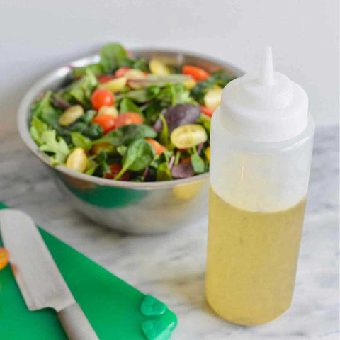 Tablecraft Widemouth Clear with Wide TipTop Squeeze Bottle, 16 Ounce -- 24 per case