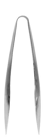 Tablecraft Dalton II Collection Brushed Finish 18/8 Stainless Steel Tong, 6 inch
