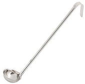 Tablecraft One Piece 1 Ounce Stainless Steel Ladle, 12 inch Length -- 12 per case.