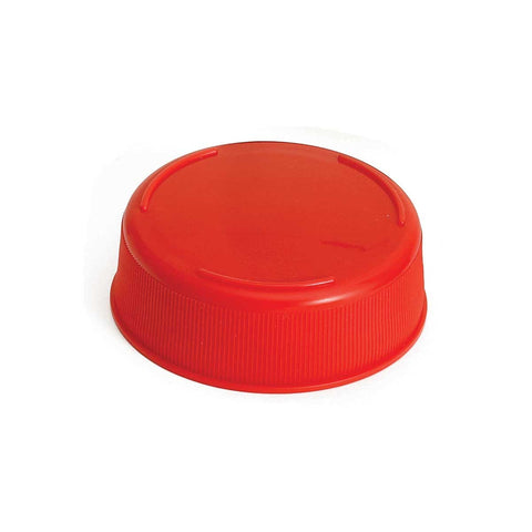 Tablecraft InvertaTop Polyethylene Red 53 mm End Cap for Squeeze Bottles, 2.3125 x 2.3125 x 0.8125 inch - 12 per pack -- 1 pack per case