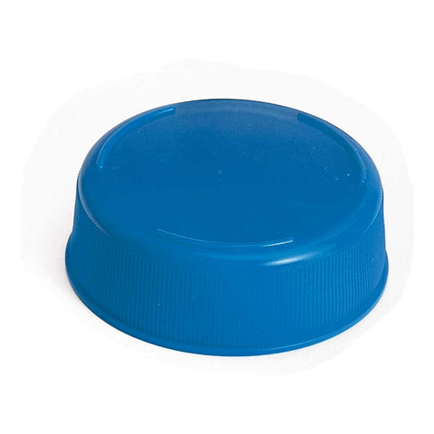 Tablecraft InvertaTop Polyethylene Blue 63mm End Cap for Squeeze Bottles, 2.75 x 2.75 x 0.875 inch - 12 per pack -- 1 pack per case