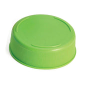 Tablecraft InvertaTop Polyethylene Light Green 63mm End Cap for Squeeze Bottles, 2.75 x 2.75 x 0.875 inch - 12 per pack -- 1 pack per case