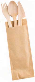 Tablecraft Disposable Utensil Set, 6.5 inch -- 250 per case.