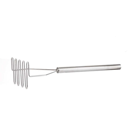 Tablecraft Stainless Steel Square Face Potato Masher, 24 inch