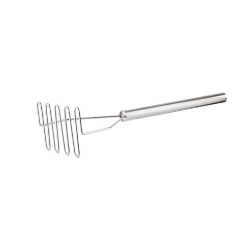 Tablecraft Stainless Steel Square Face Potato Masher, 24 inch