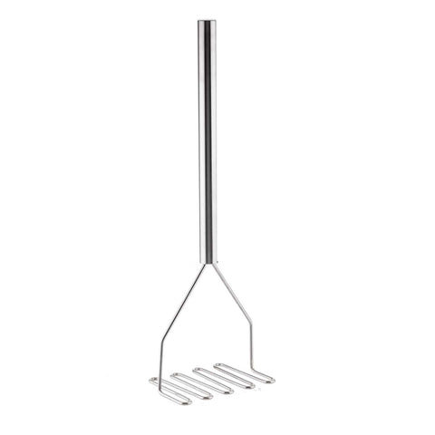 Tablecraft Stainless Steel Square Face Potato Masher, 24 inch