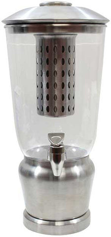 Tablecraft Stainless Steel Single Dispenser Infuser, 1.25 Gallon