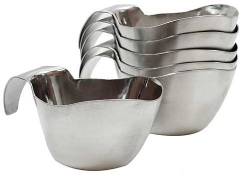 Tablecraft 18/8 Stainless Steel Stackable Gravy Boat, 12 Ounce Capacity