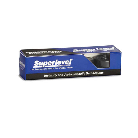 Tablecraft Superlevel 0.25 inch Screw-On Table Glides, set of 4