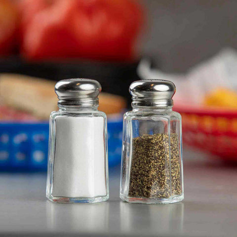 Tablecraft Glass Salt and Pepper Shaker, 1 Ounce Capacity -- 48 per case