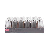 Tablecraft Paneled Glass Salt and Pepper Shaker, 3 Ounce Capacity -- 48 per case