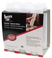 Tablecraft InvertaTop Universal ValveTop Squeeze Bottle, 24 Ounce - 6 count per pack -- 8 packs per case.