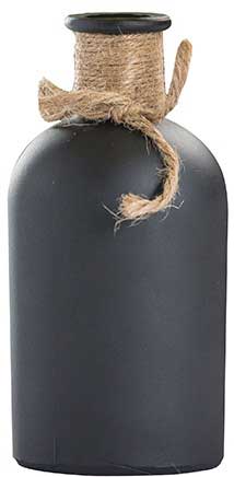 Tablecraft Round Chalkboard Vase, 7 Ounce