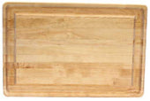 Tablecraft Birchwood Carving Board with Channel, 24 x 16 x 1.5 inch
