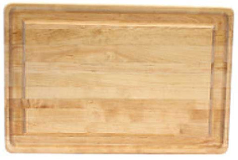 Tablecraft Birchwood Carving Board with Channel, 24 x 16 x 1.5 inch