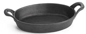 Tablecraft Cast Iron Oval Au Gratin, 8 x 6 x 1 1/2 inch