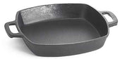 Tablecraft Cast Iron Square Fry Pan, 9.875 x 9.875 x 1.75 inch