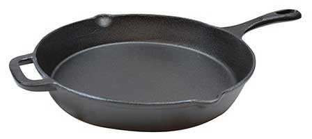 Tablecraft Cast Iron Round Skillet, 12.25 inch Dia