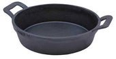 Tablecraft 28 Ounce Cast Iron Round Server, 7.25 inch Dia x 1.75 inch