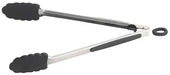 Tablecraft Silicone Tong with Stainless Steel Handle, 13.5 inch