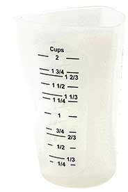 Tablecraft Silicone Flexible 2 Cup Measuring Cup