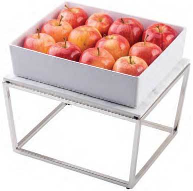 Tablecraft Melamine White Straight Sided Bowl, 20 x 6 x 3 inch