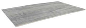 Tablecraft Melamine Distressed Wood Rectangular Display Tray, 20.75 x 12.75 inch