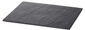 Tablecraft Black Slate Rectangular Display Tray, 12.75 x 10.375 inch