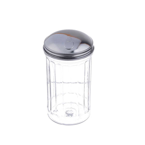 Tablecraft Stainless Steel Side Flap Top Plastic Shaker, 12 Ounce -- 2 per case