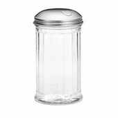 Tablecraft Stainless Steel Side Flap Top Plastic Shaker, 12 Ounce -- 2 per case
