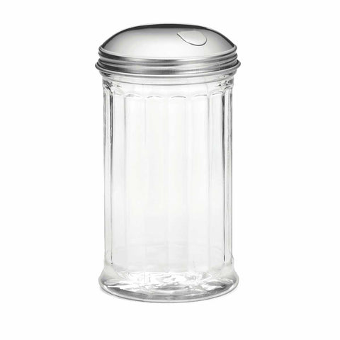 Tablecraft Stainless Steel Side Flap Top Plastic Shaker, 12 Ounce -- 2 per case