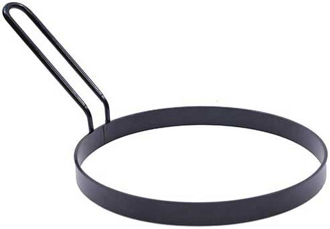Tablecraft Non Stick Pancake Ring with Handle, 8 x 8 inch -- 2 per case.