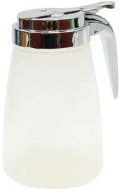 Tablecraft Chrome Plated ABS Top Polypropylene Syrup Dispenser, 10 Ounce -- 12 per case.