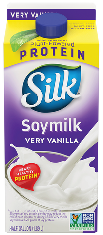 WhiteWave Silk Natural Very Vanilla SoyMilk, 64 Ounce -- 6 per case.