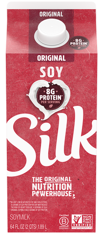 WhiteWave Silk Original SoyMilk, 128 Ounce -- 4 per case.