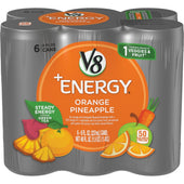 V8 Fusion Orange Pineapple Energy Beverage, 48 Fluid Ounce -- 4 per case.