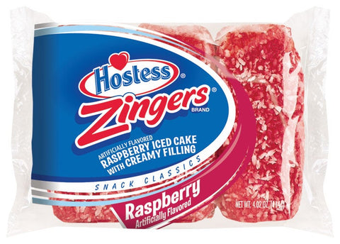 Zingers Single Serve Raspberry Cake, 4.02 Ounce -- 36 per case.