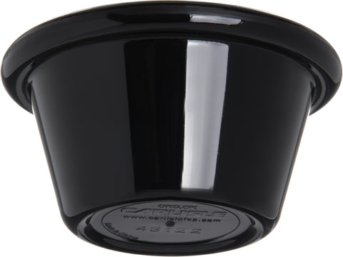 Carlisle RAMEKIN SMOOTH SAN BLACK 2 OZ
