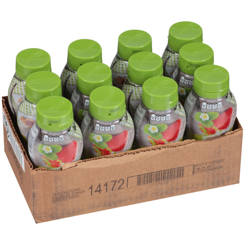 Smuckers Natural Strawberry Fruit Spread, 19 Ounce Bottle Squeeze -- 12 per case