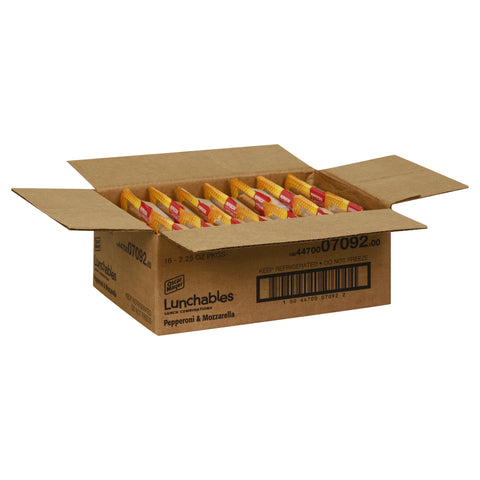 Lunchable Pepperoni Mozzarella Entree, 2.25 Ounce -- 16 per case.